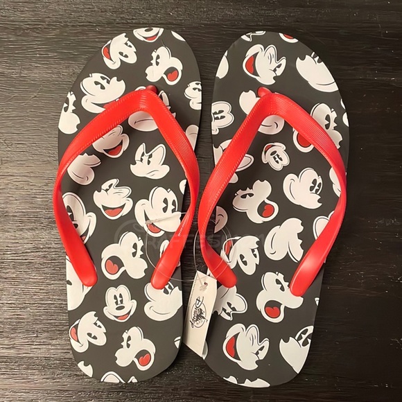 Disney Other - Disney Parks Mickey Mouse Men’s Flip Flop Sandals